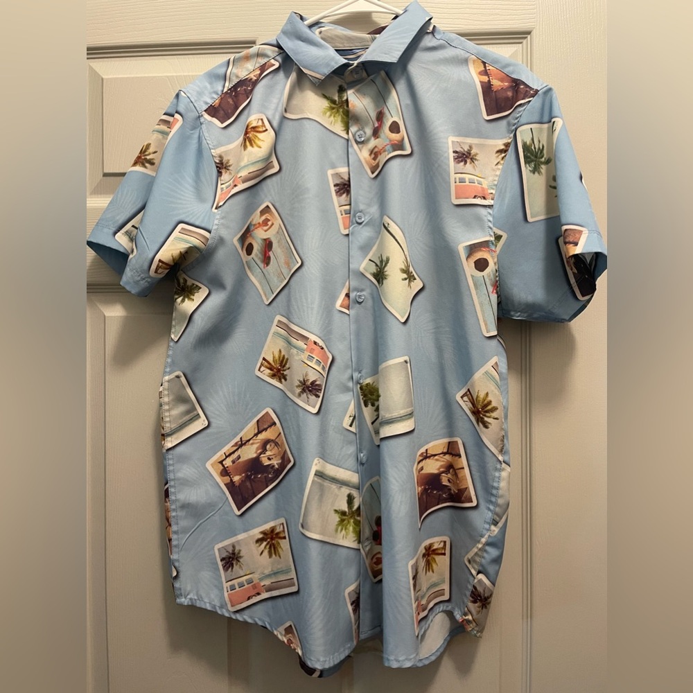 Men’s vacay light weight collar dress shirts